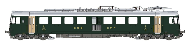 LS Models LS17051 - H0 - Triebwagen Rbe 4/4, SBB, Ep. IV